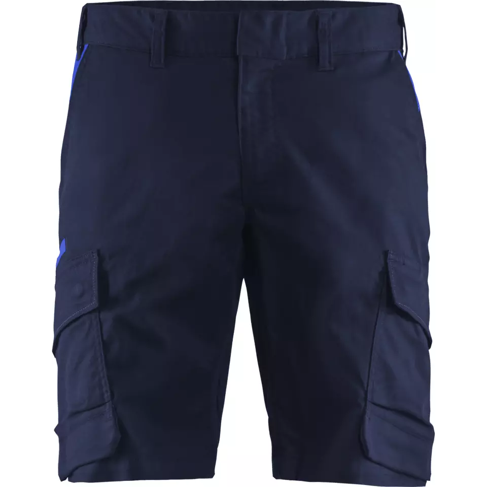 Blaklader 144618328985, Industry Stretch Shorts, Navy/Royal Blue