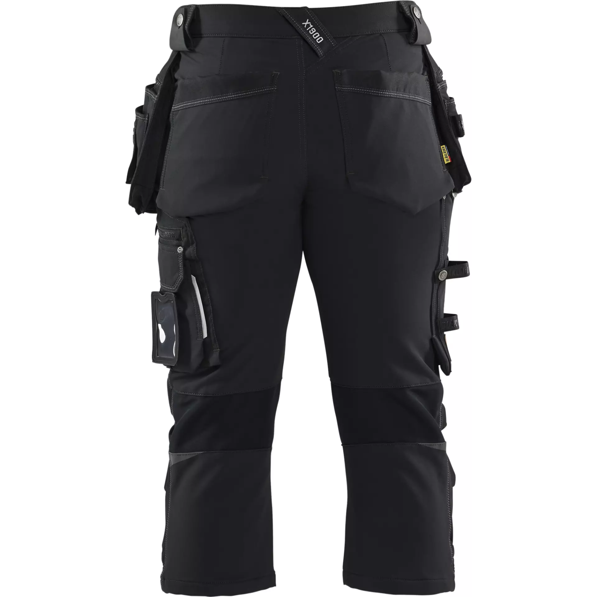 Blåkläder 179716449900, 4-Way Stretch Craftsman Pirate Shorts, Black, image 4