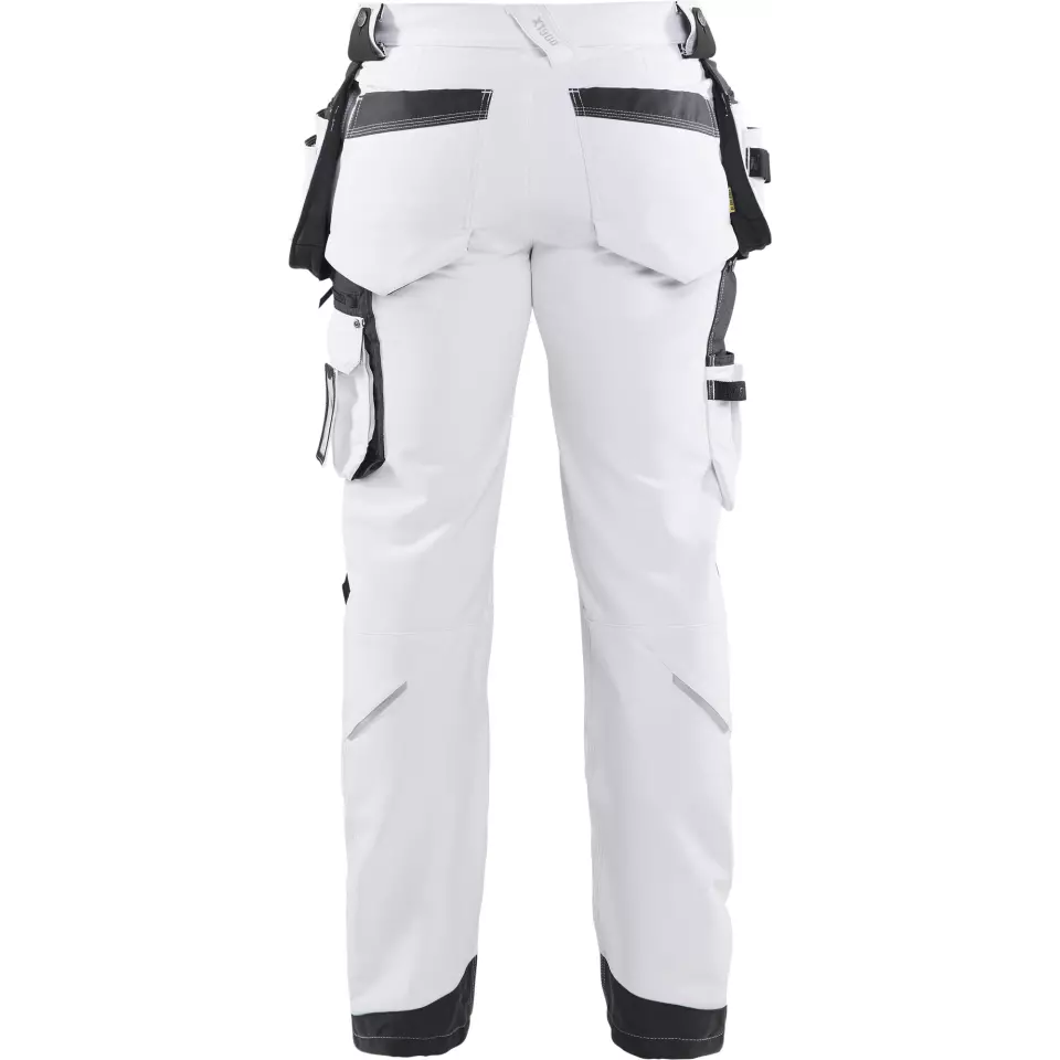 Blåkläder 107916451098, 4-Wege-Stretch Malerhose, Weiß/Dunkelgrau, image 3, gallery thumbnail