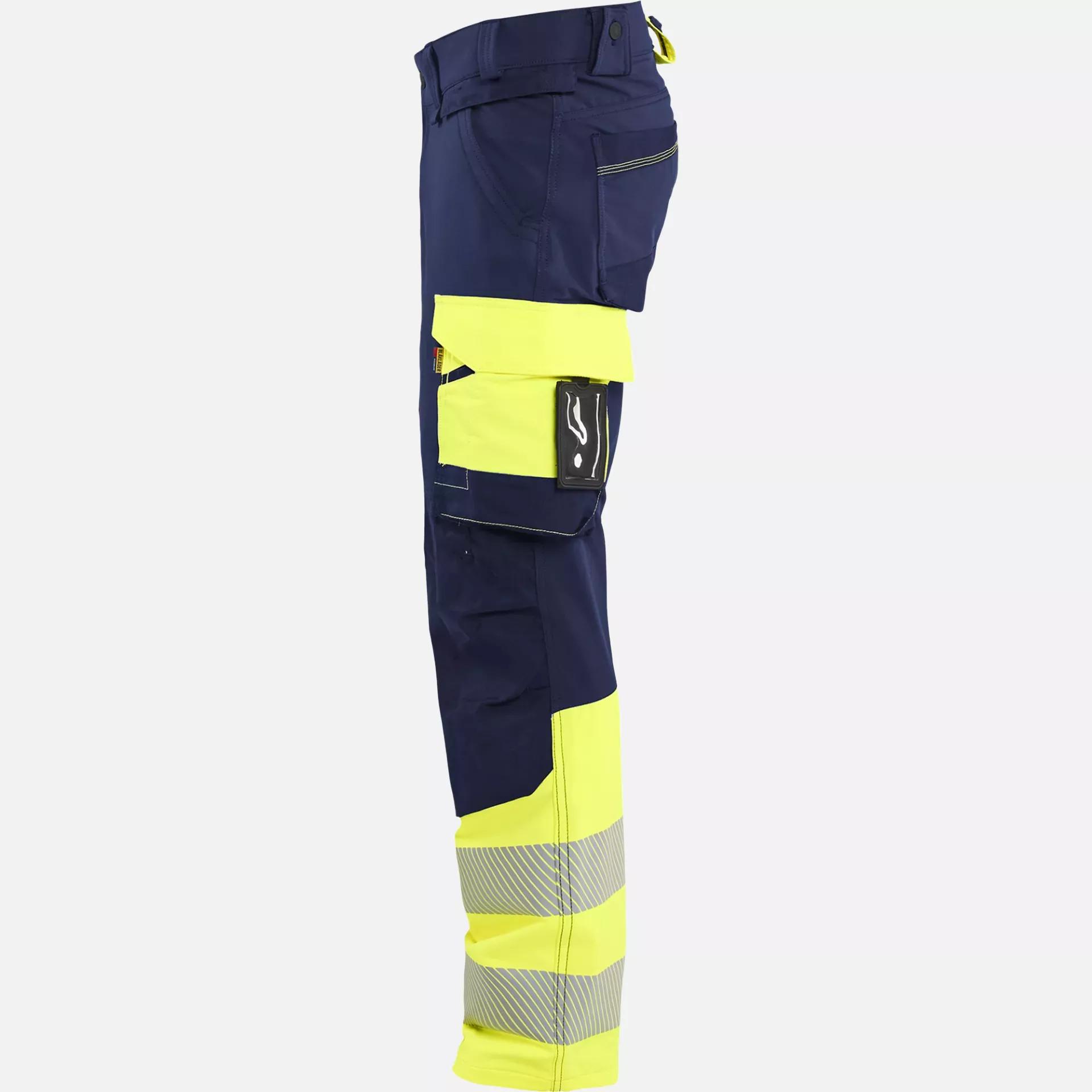 Blaklader 112616488933, Hi-Vis Work Trousers 4-Way Stretch, Navy/Hi-Vis Yellow, image 3