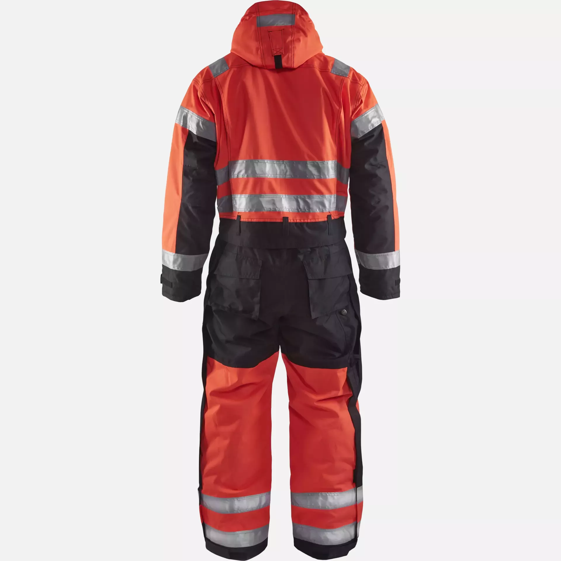 Blaklader 676319775599, High Vis Winter Coverall, Red/Black, image 3