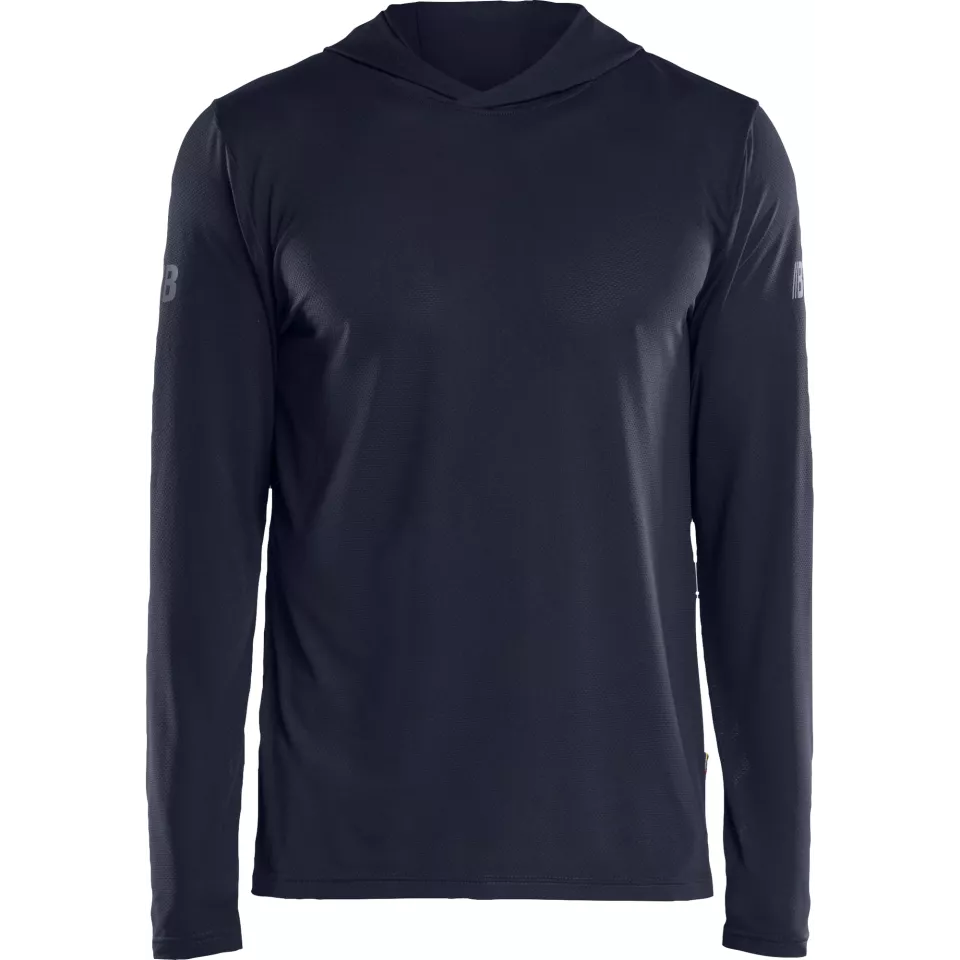 Blaklader 341711268600, Functional Hoodie with UV Protection, Dark Navy Blue