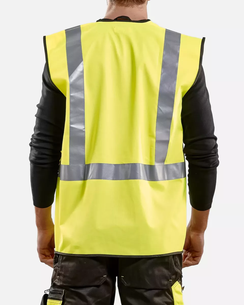 Blaklader 302910223300, High Vis Vest, Yellow, image 5, gallery thumbnail