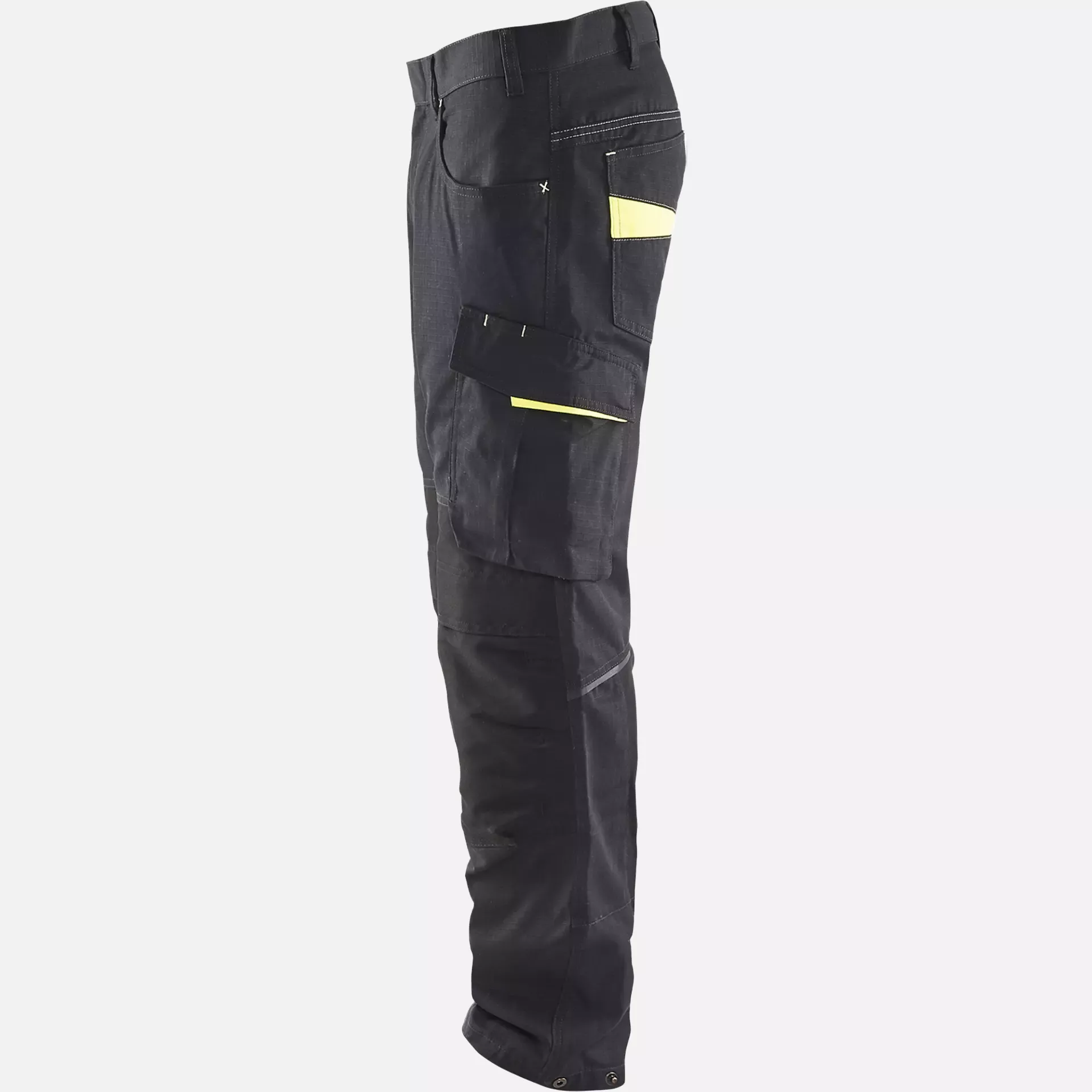 Blaklader 149513309933, Stretch Work Trousers, Black/Yellow, image 3