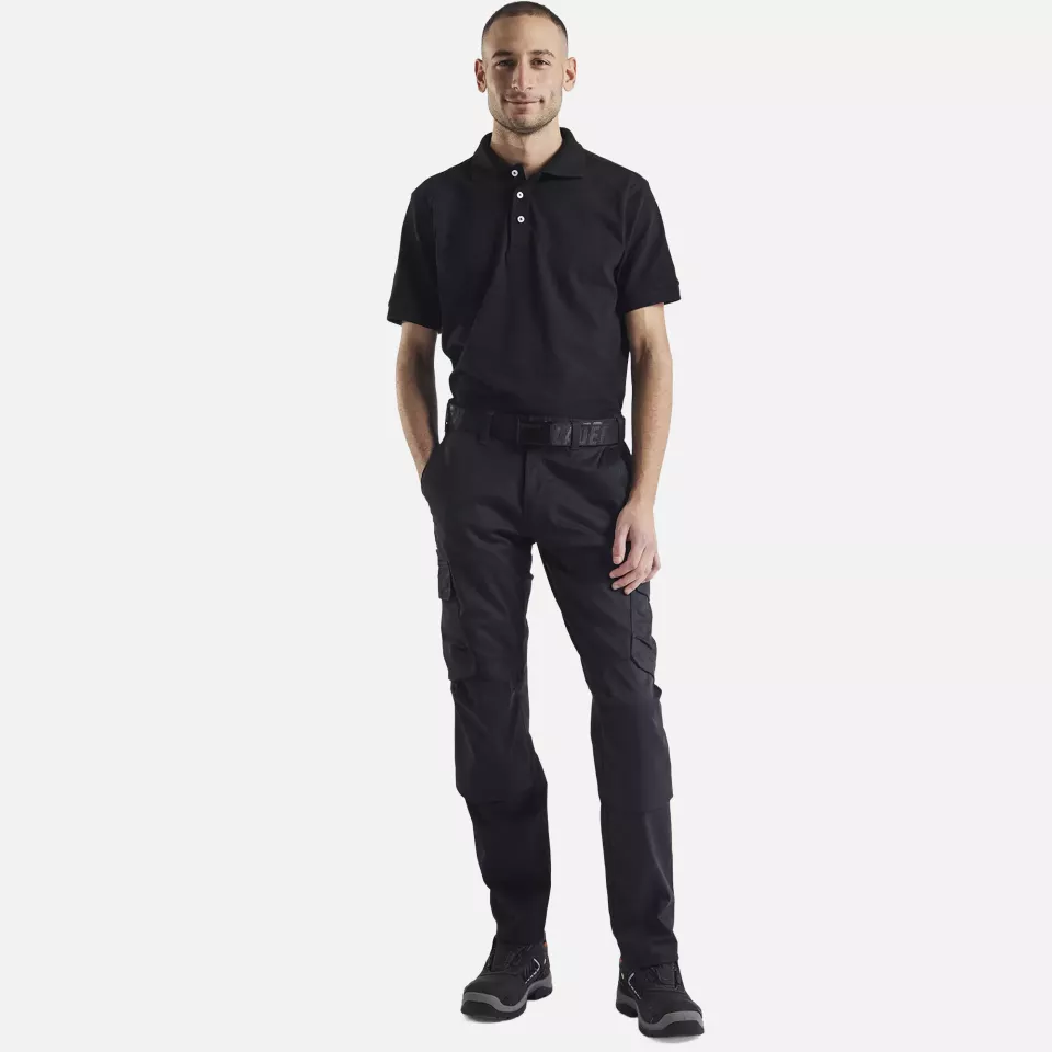 Blaklader 144818329900, Industrie Stretch Arbeitshose mit Kniepolstertaschen, Schwarz, image 5, gallery thumbnail