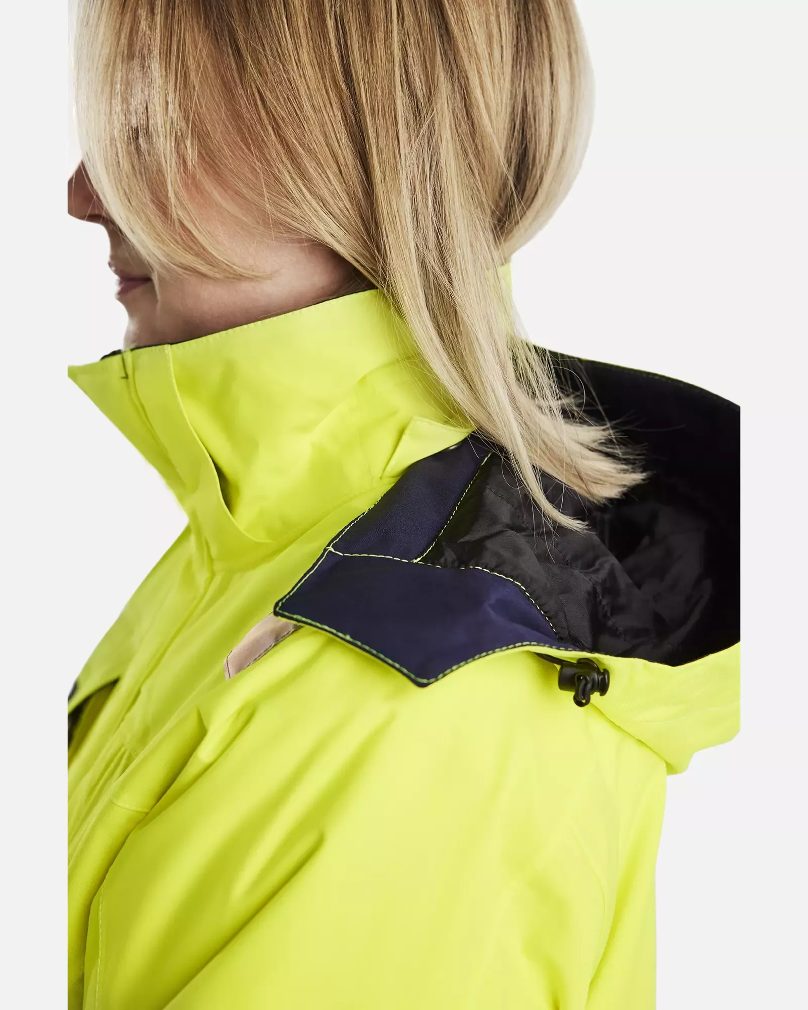 Blaklader 487219873389, High Vis Women's Winter Jacket, Yellow/Navy Blue, image 6