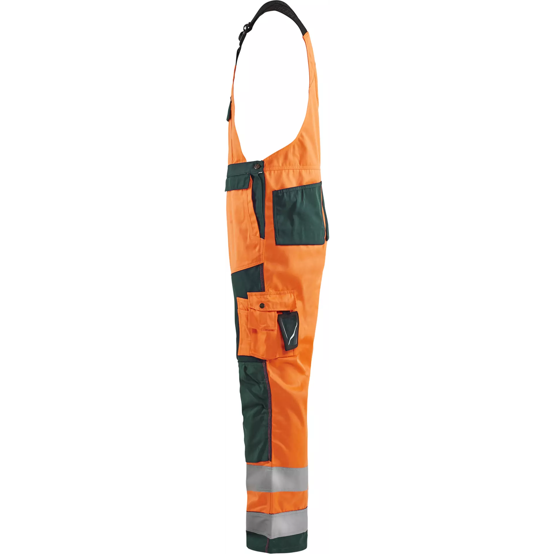 Blaklader 266018115349, High Vis Bib and Brace, Orange/Green, image 3