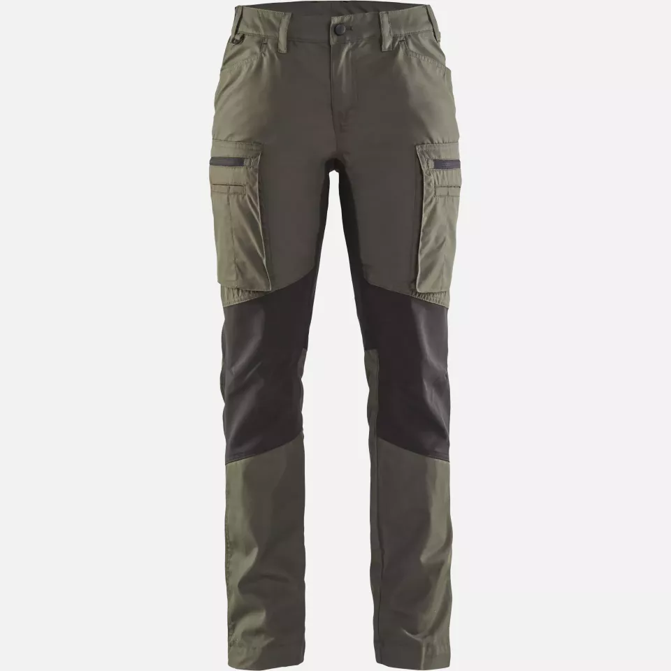 Blaklader 715918454699, Damen Stretch Arbeitshose, Armygrün/Schwarz, image 12, gallery thumbnail