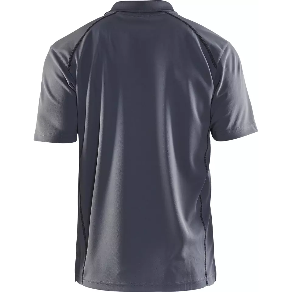Blaklader 332610519400, UV Protection Polo Shirt, Grey, image 4, gallery thumbnail