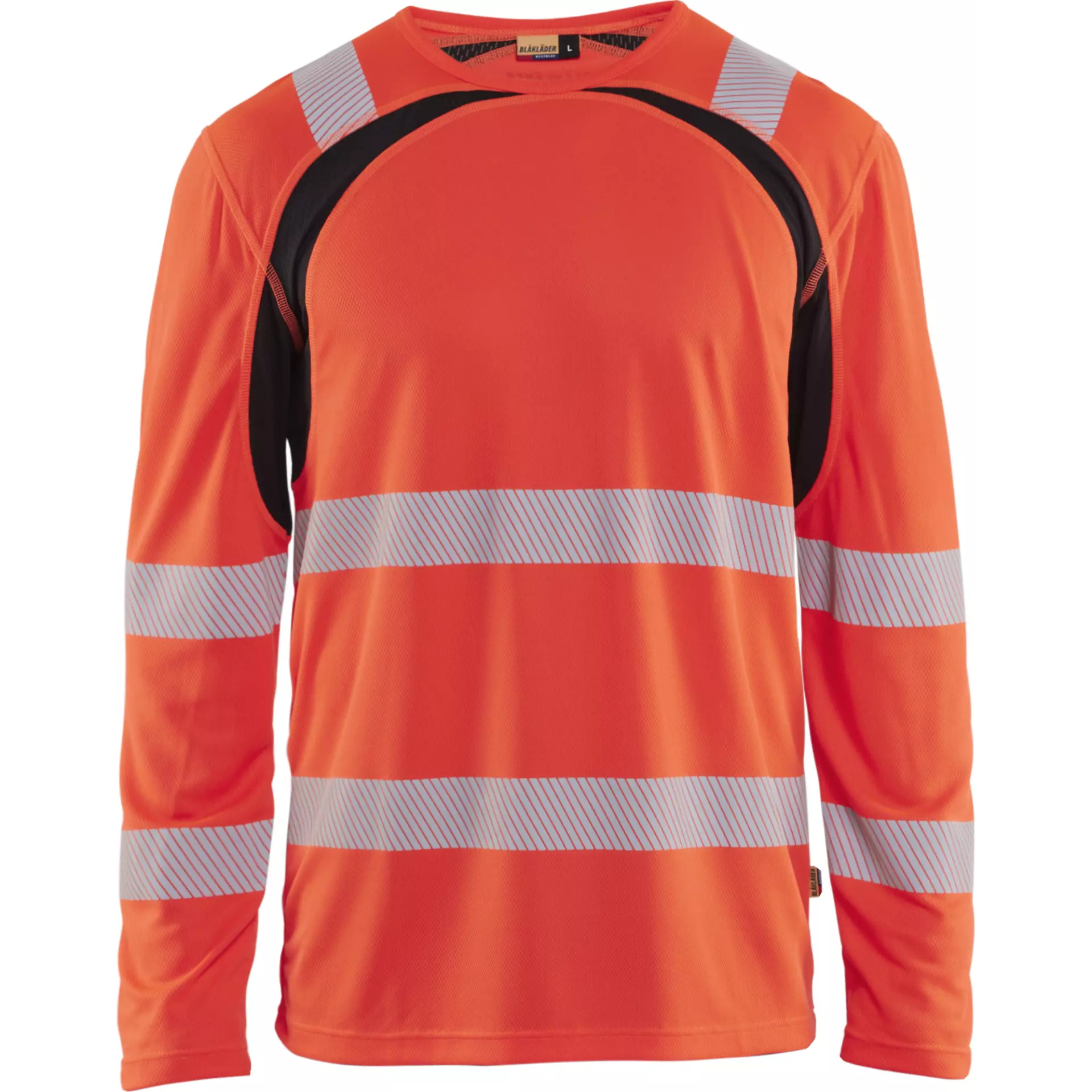 Blaklader 359910135599, High Vis UV Protection Long Sleeve Shirt, Red/Black, image 1