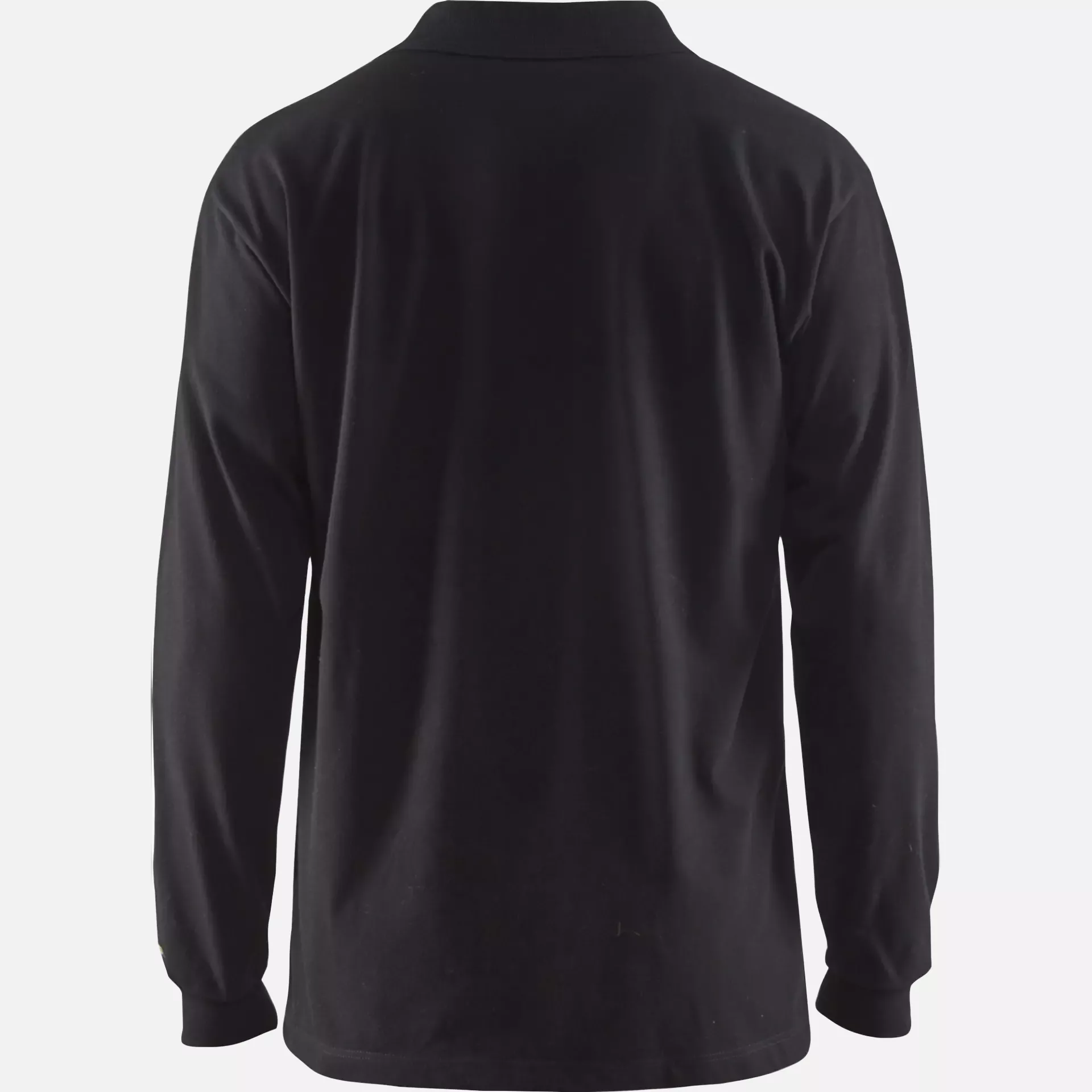 Blaklader 337417419900, Flame Retardant Long Sleeve Polo, Black, image 4