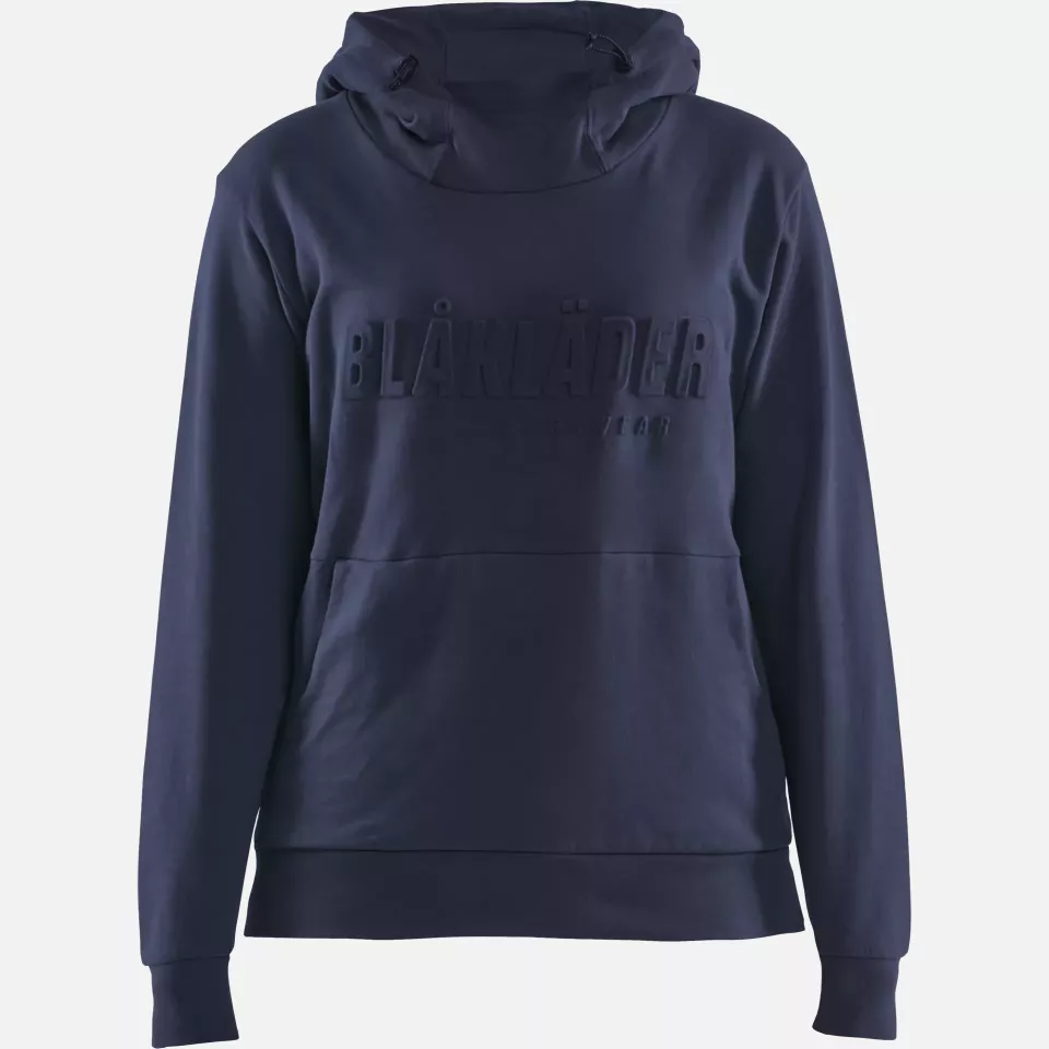 Blaklader 356011588600, 3D Women's Hooded Sweatshirt, Dark Navy Blue, image 1, gallery thumbnail