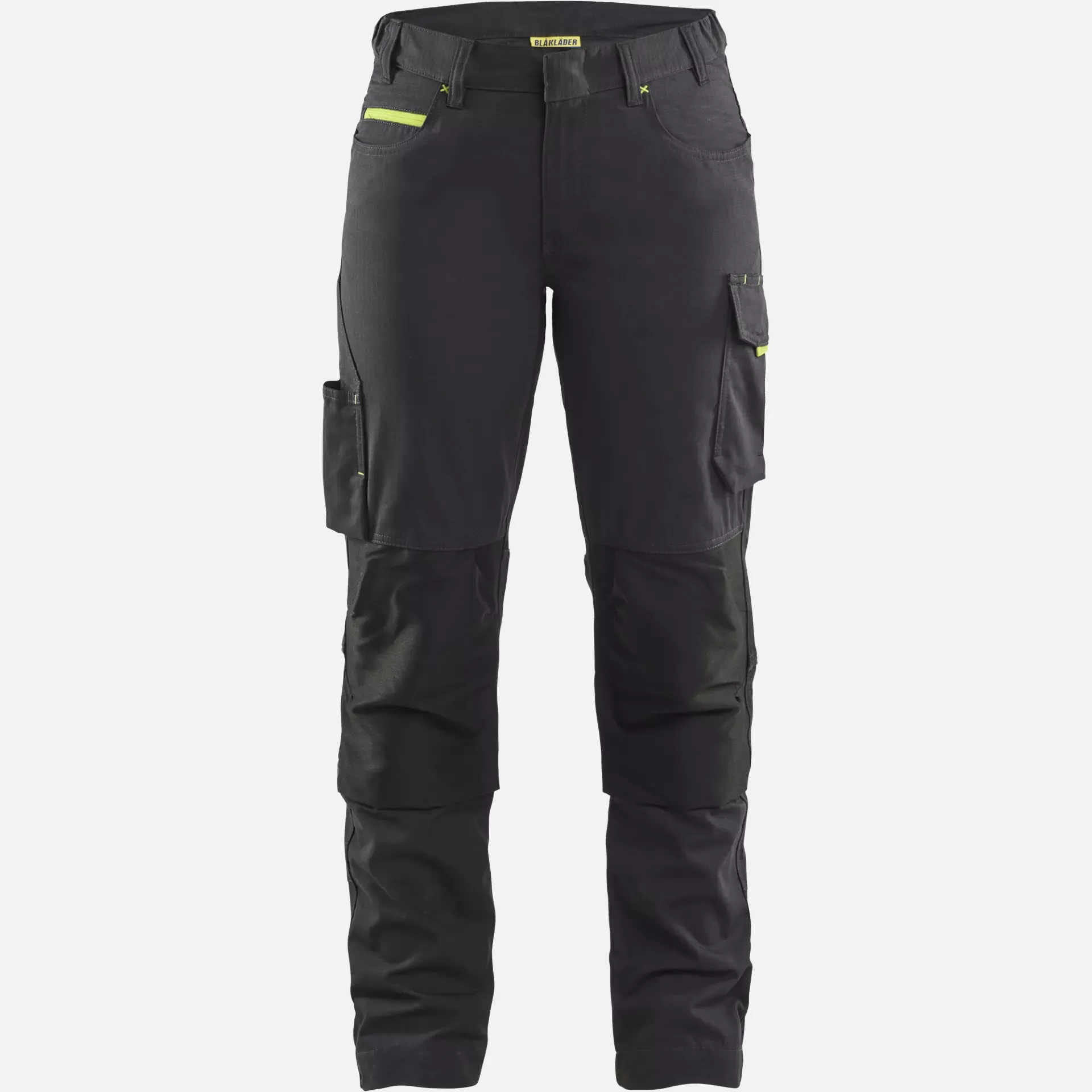 Blaklader 719513309933, Damen Stretch Arbeitshose, Schwarz/Gelb, image 16