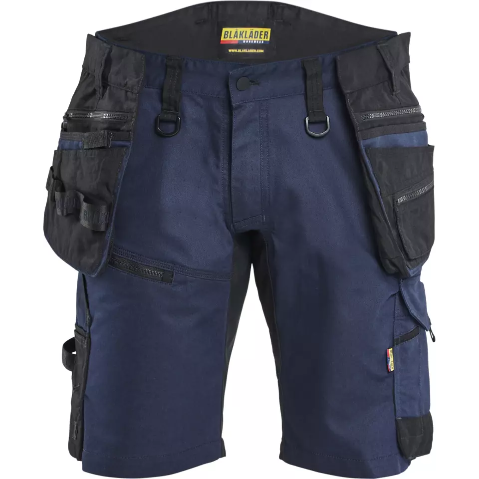 Blaklader 197211498699, STRIKER Stretch Craftsman Shorts, Dark Navy/Black, image 1, gallery thumbnail