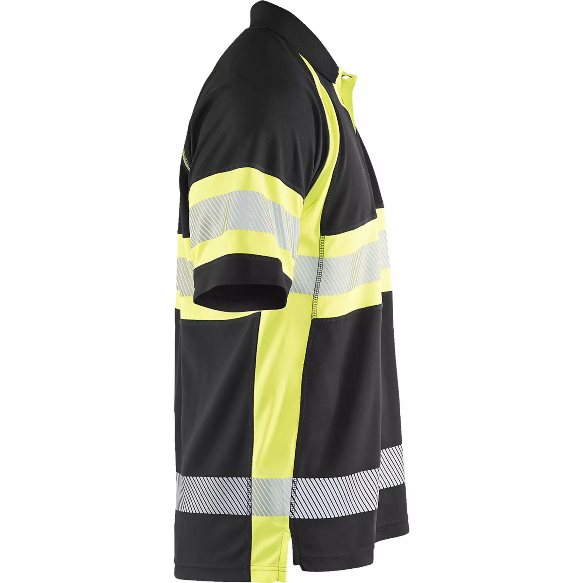 Blaklader 333810519933, High Vis UV Protection Polo Shirt, Black/Yellow, image 2