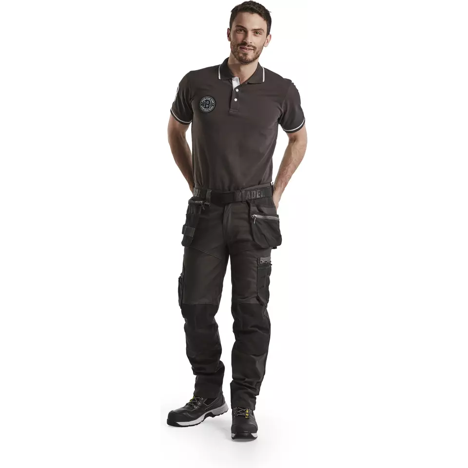 Blåkläder 159013439899, Stretch Craftsman Work Pants, Dark Grey/Black, image 5, gallery thumbnail