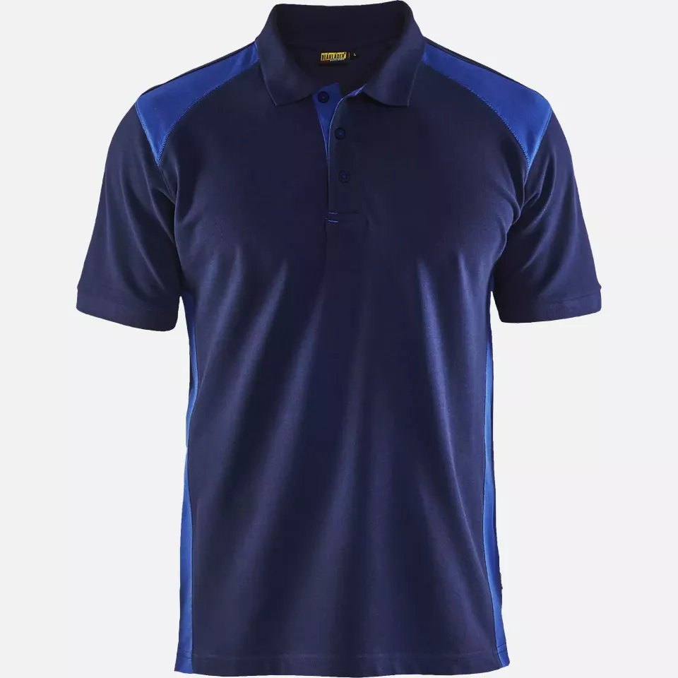 Blaklader 332410508985, Polo Shirt, Navy Blue/Royal Blue, image 1, gallery thumbnail