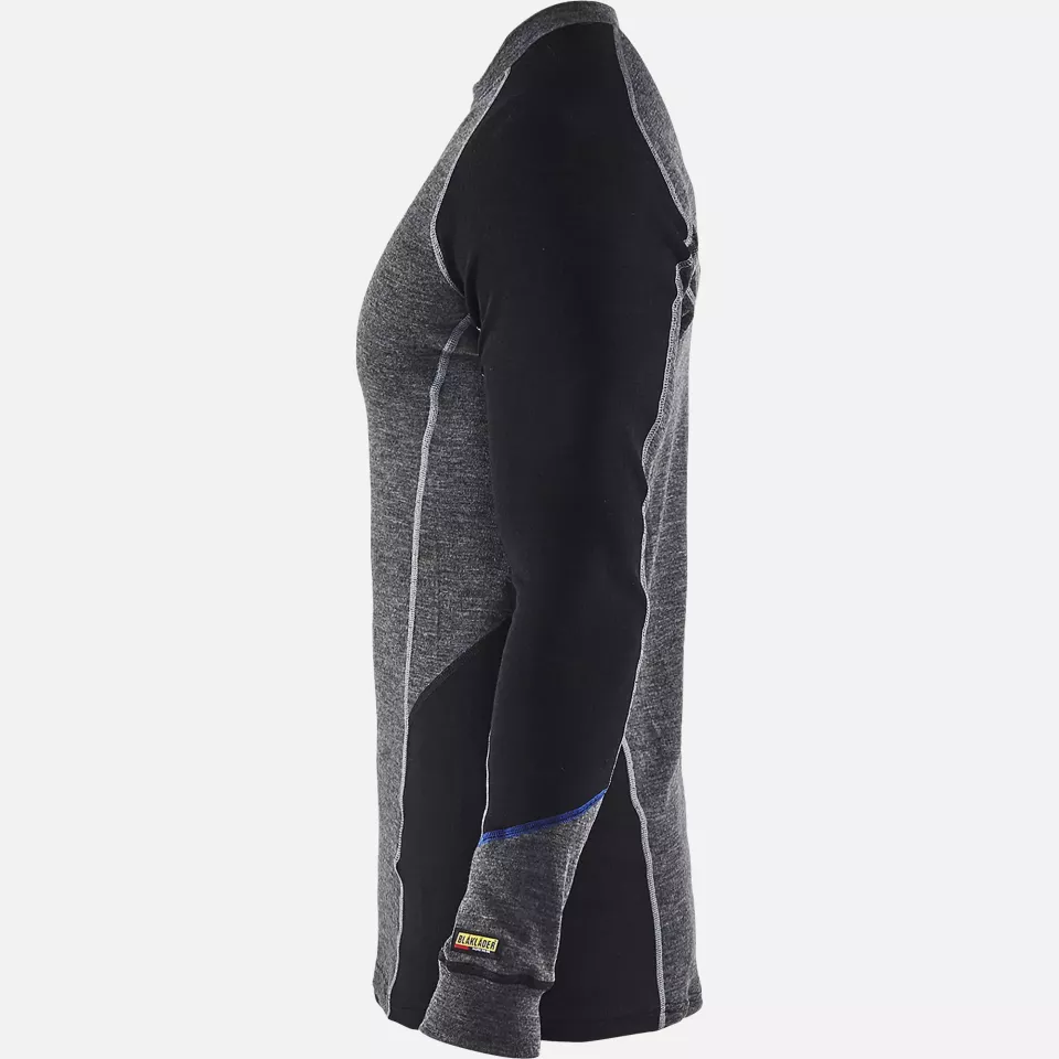 Blaklader 489717329699, Warm Undershirt, Mid Grey/Black, image 3, gallery thumbnail