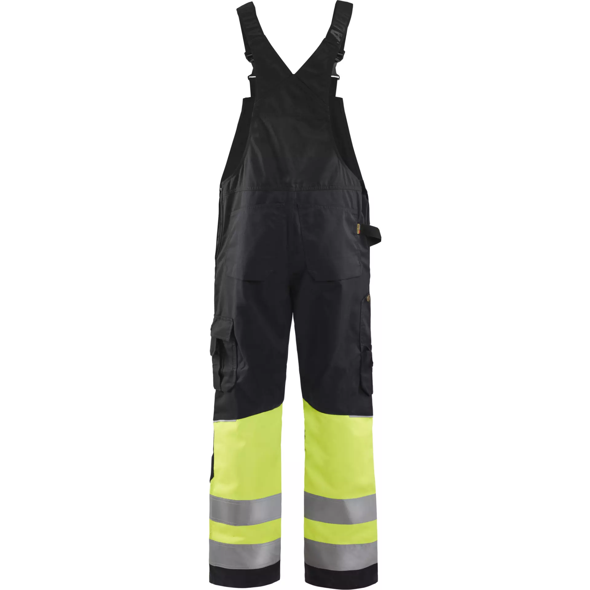 Blaklader 266218009933, High Vis Bib and Brace, Black/Yellow, image 4