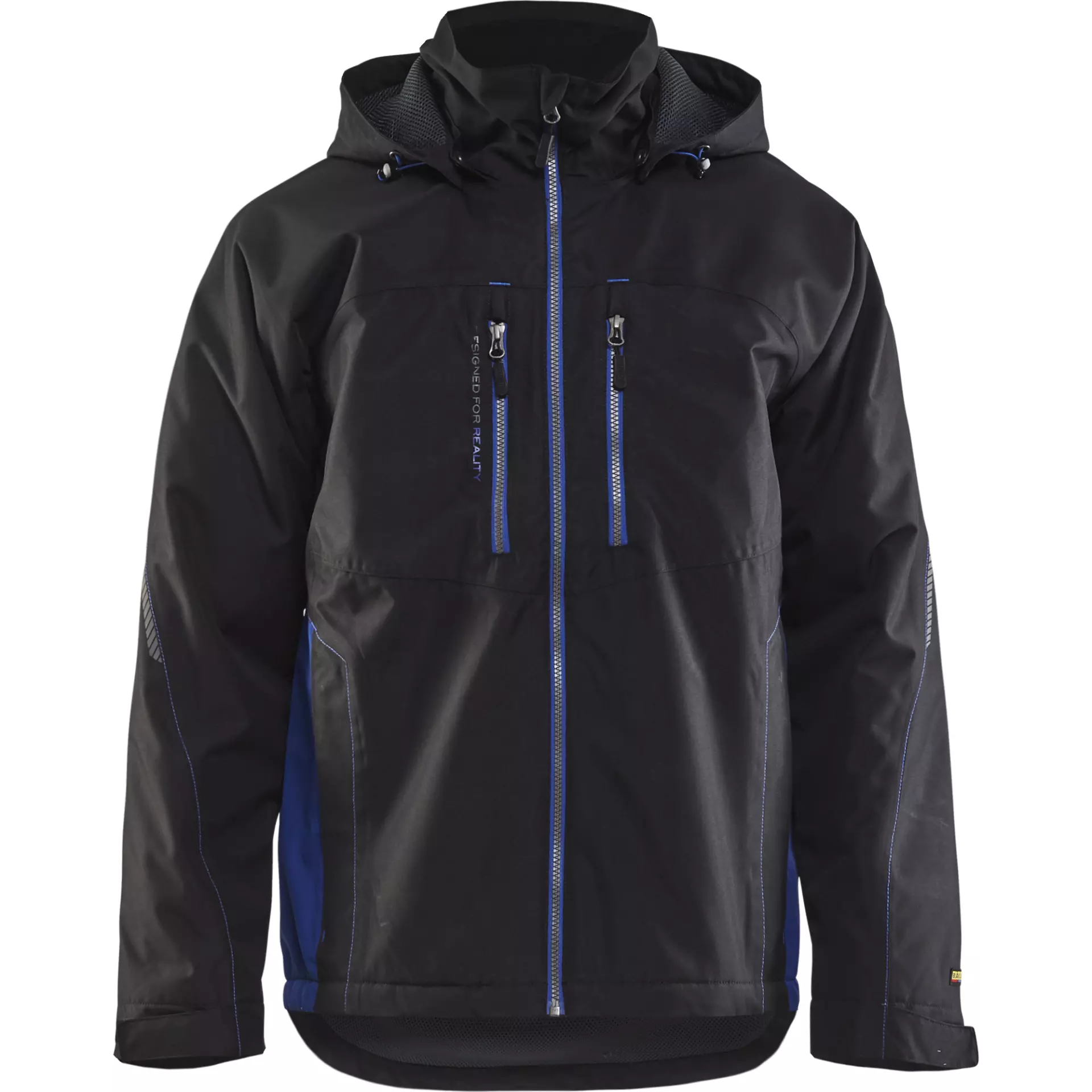 Blaklader 489019779985, Lined Lightweight Winter Jacket, Black/Cornflower Blue