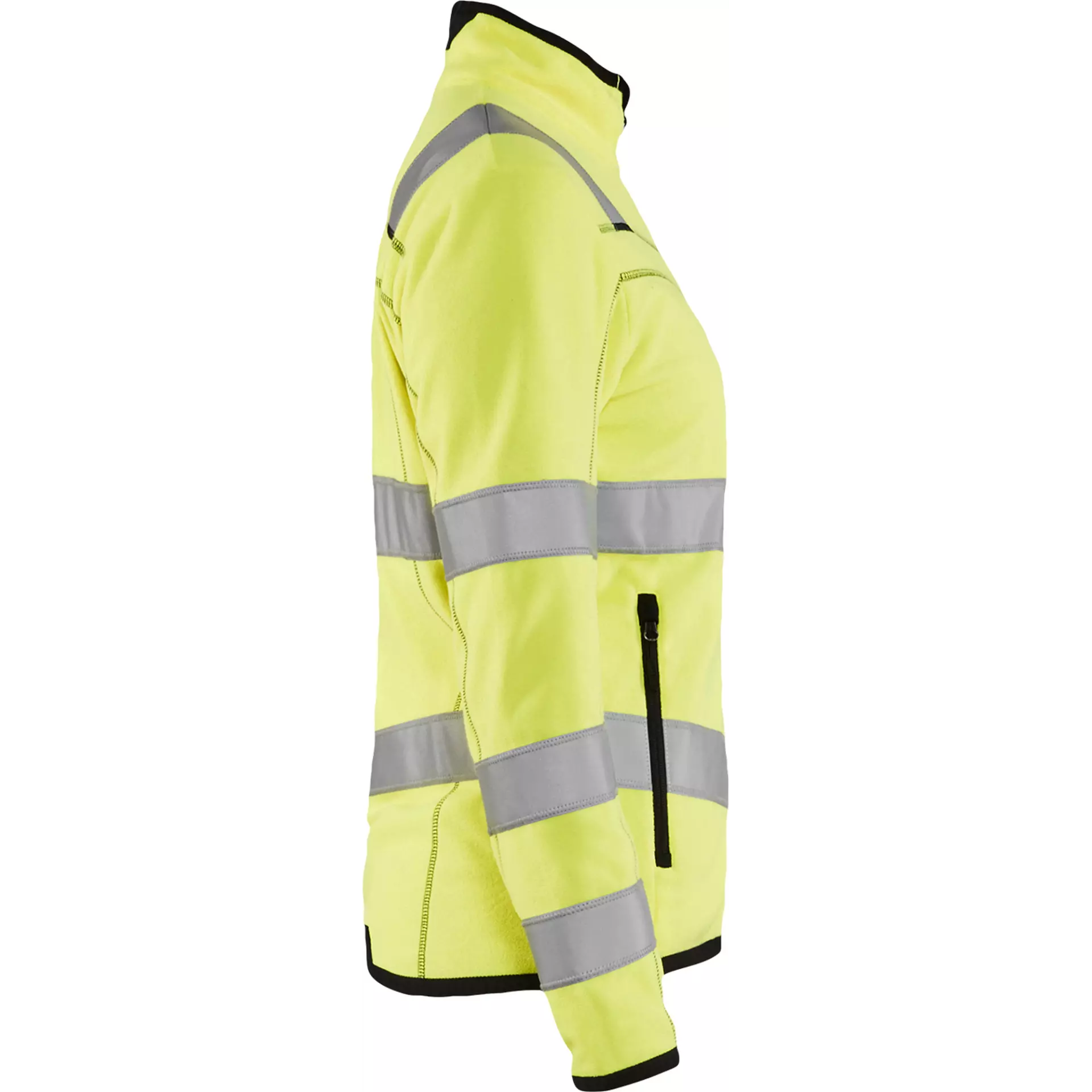 Blaklader 496610103300, High Vis Ladies Microfleece Jacket, Yellow, image 2