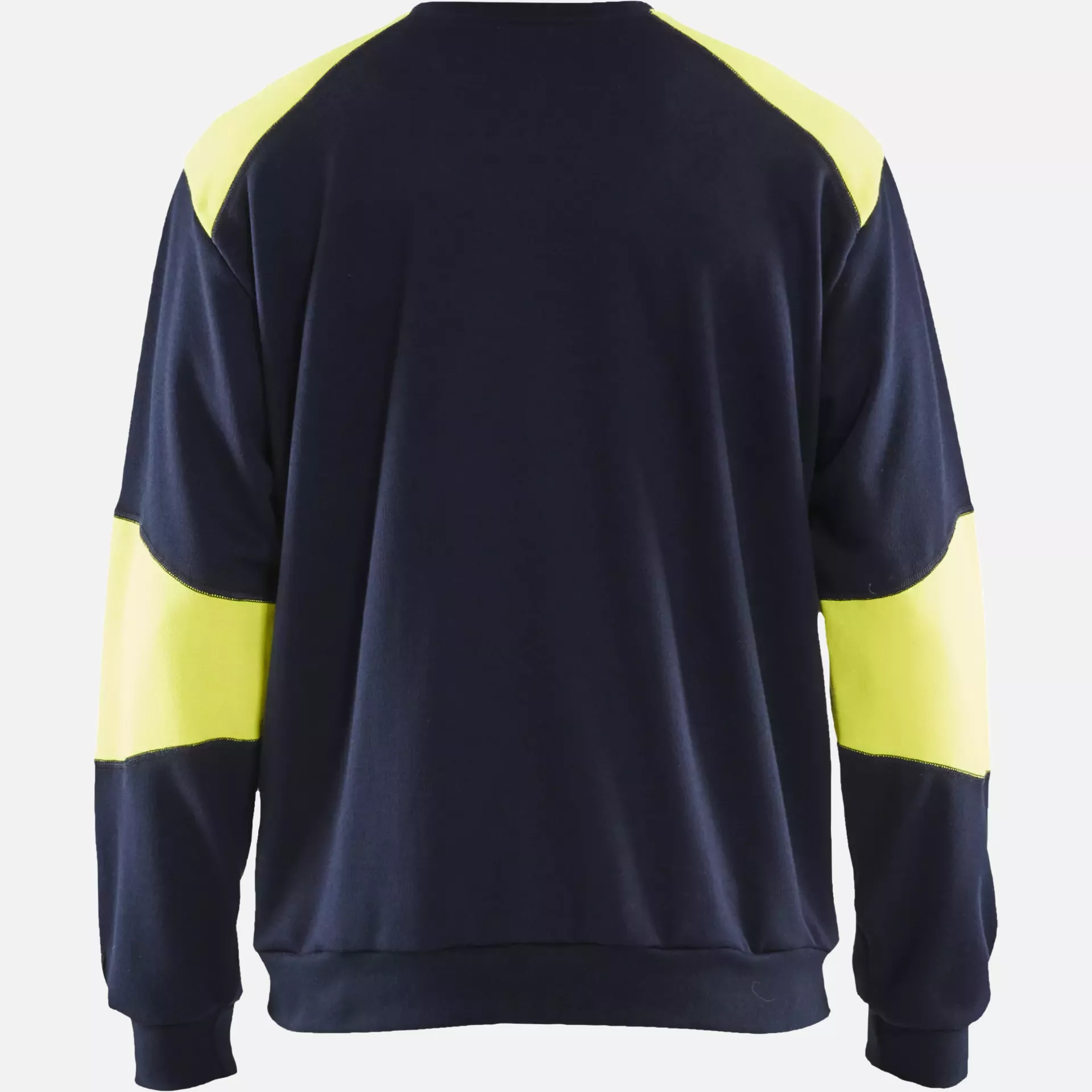 Blaklader 345817628933, Flame Resistant Sweatshirt, Navy/Yellow, image 4