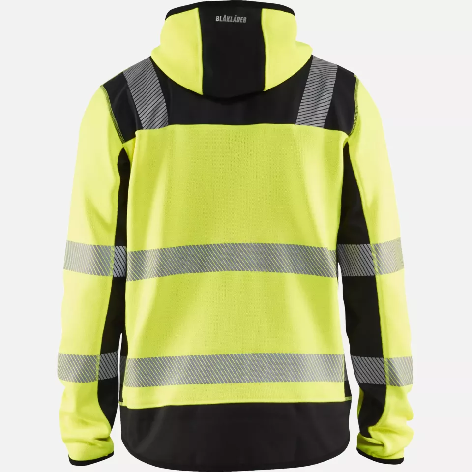 Blaklader 492321203399, High Vis Knitted Jacket, Yellow/Black, image 4, gallery thumbnail