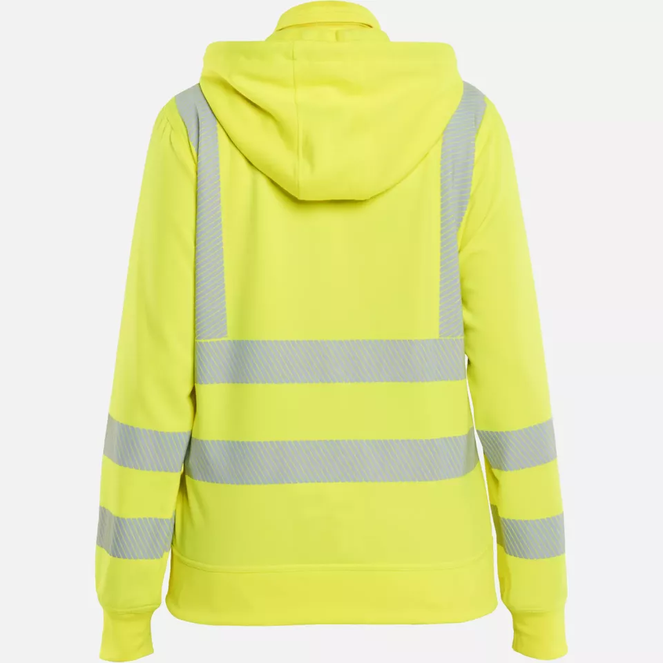Blaklader 357425383300, High Vis Damen Sweatshirt mit abnehmbarer Kapuze, Gelb, image 3, gallery thumbnail