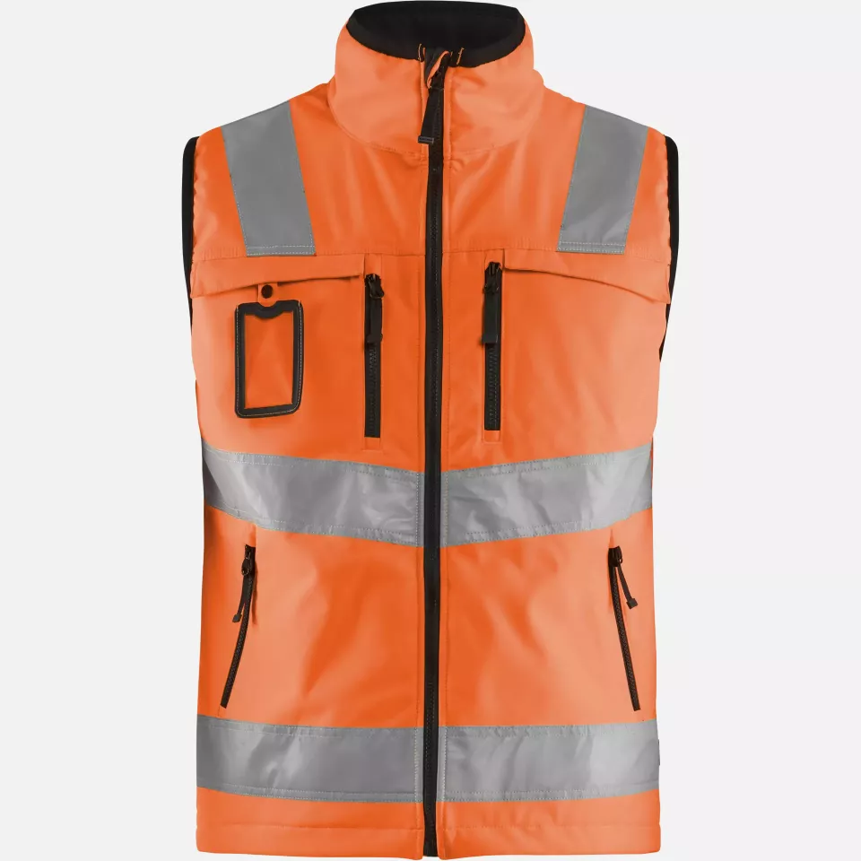 Blaklader 304925175300, High Vis Softshell Vest, Orange, image 1, gallery thumbnail