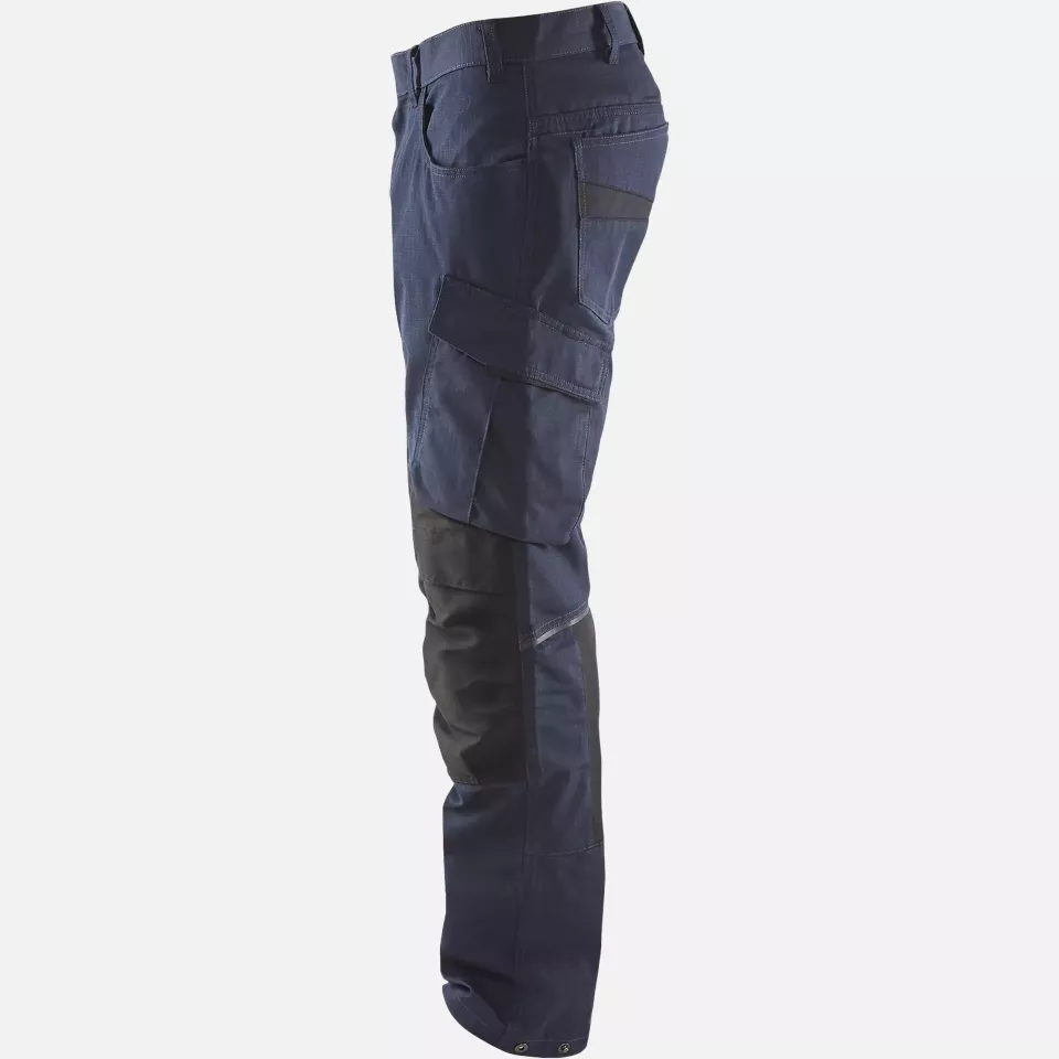 Blaklader 149513308699, Stretch Arbeitshose, Dunkel Marineblau/Schwarz, image 3, gallery thumbnail
