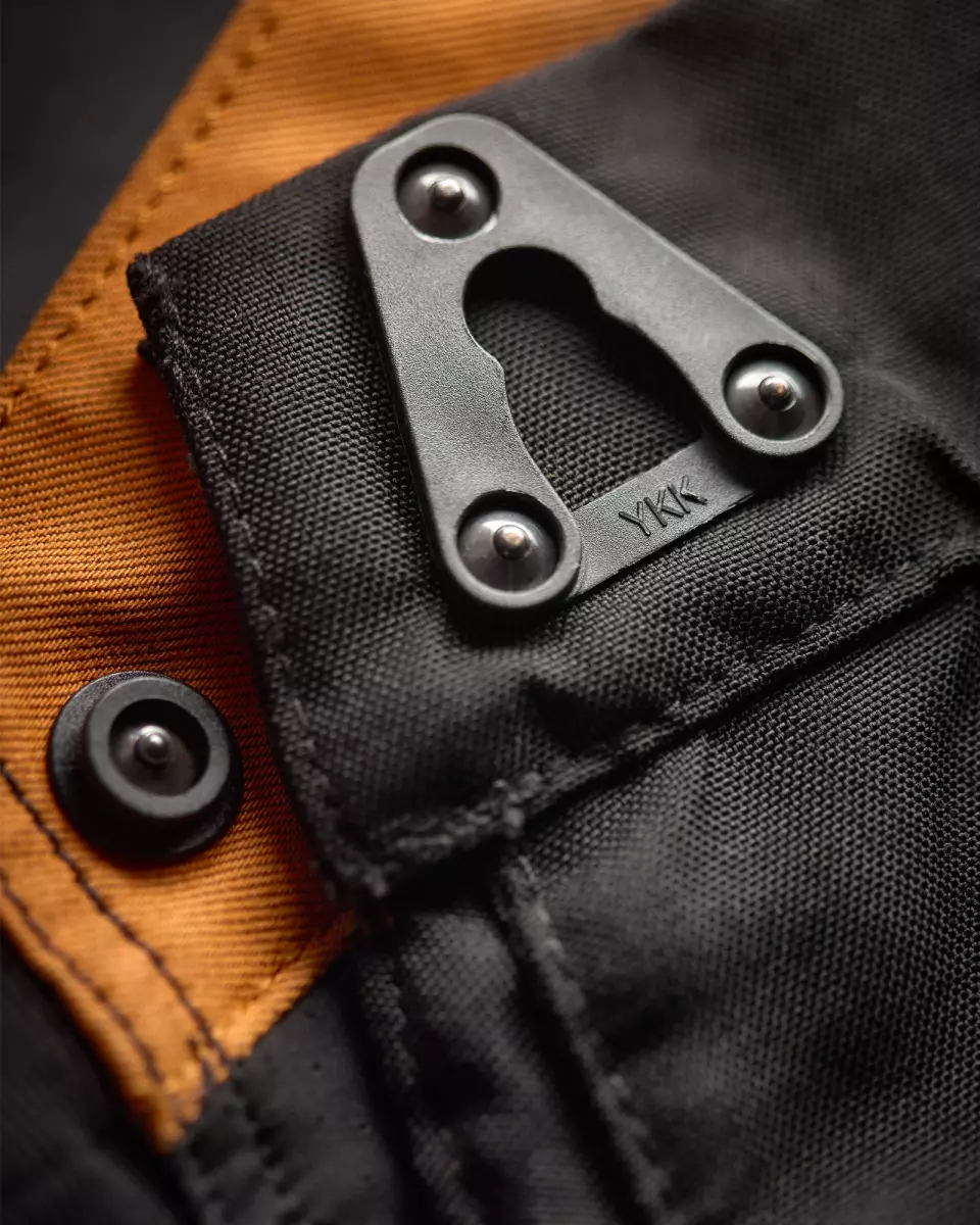 Blaklader 197211494099, STRIKER Stretch Craftsman Shorts, Rust/Black, image 8, gallery thumbnail