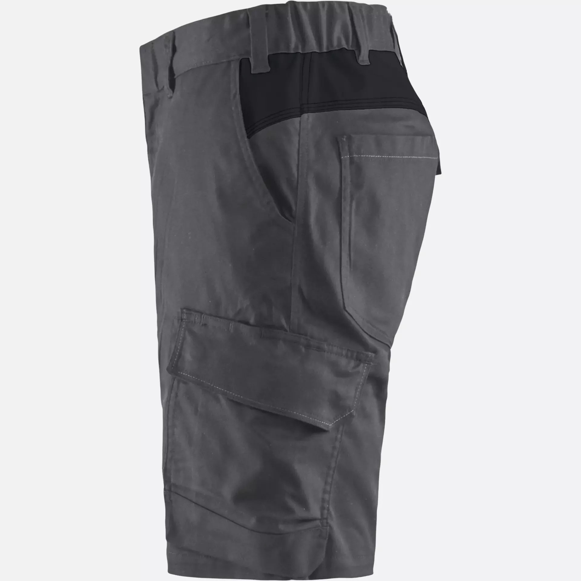 Blaklader 144618329699, Industry Stretch Shorts, Medium Grey/Black, image 3