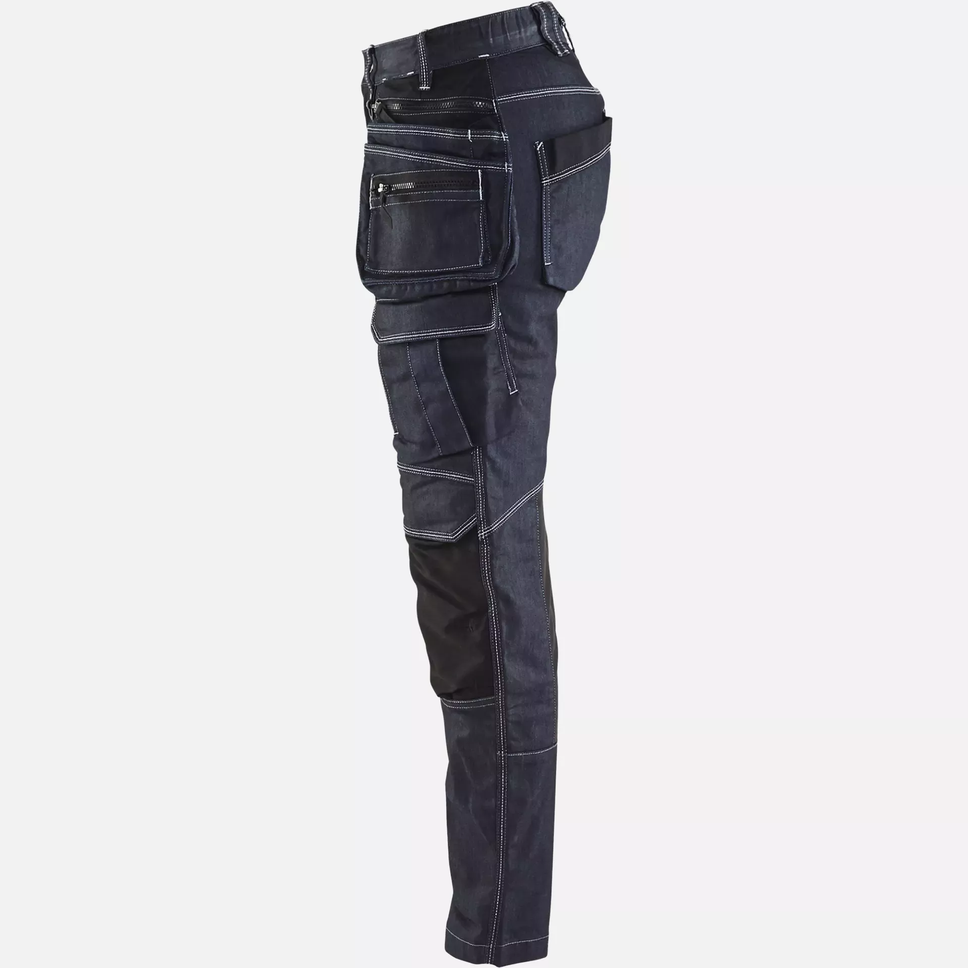 Blaklader 799011418999, X1900 Women's Stretch Craftsman Work Trousers, Navy/Black, image 3