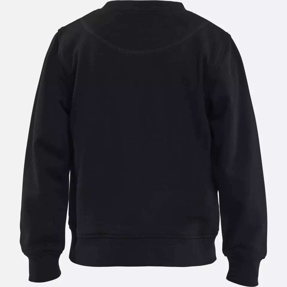 Blaklader 520511589933, Kids Sweatshirt, Black/High Vis Yellow, image 4, gallery thumbnail