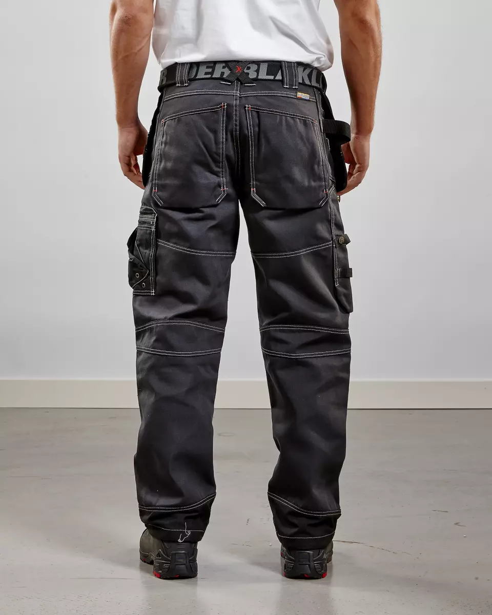 Blaklader 150013809900, Craftsman Work Trousers, Black, image 7, gallery thumbnail