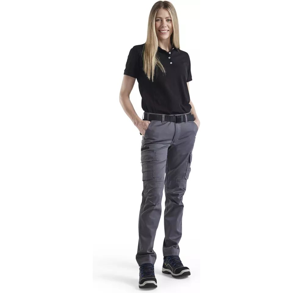Blaklader 714418329699, Damen Stretch Industrie Arbeitshose, Mittelgrau/Schwarz, image 5, gallery thumbnail