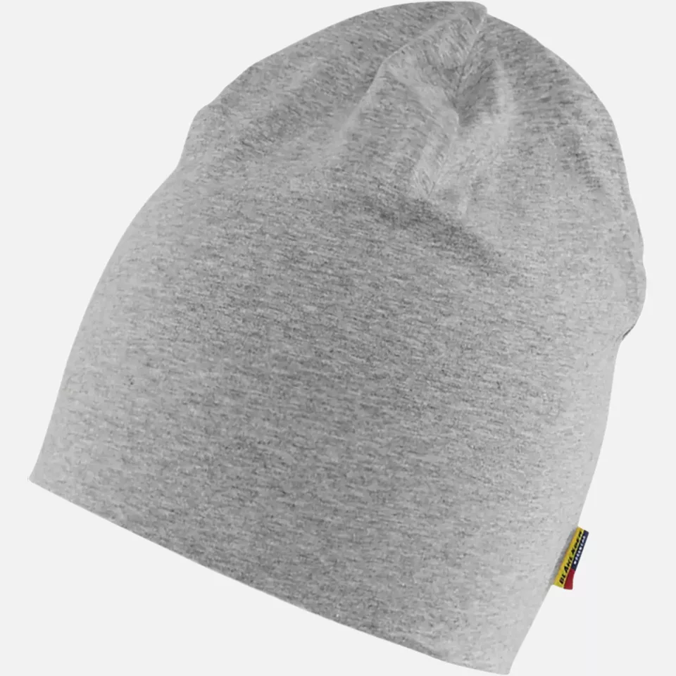 Blaklader 206310379000, Stretch Beanie, Grey Melange, image 3, gallery thumbnail