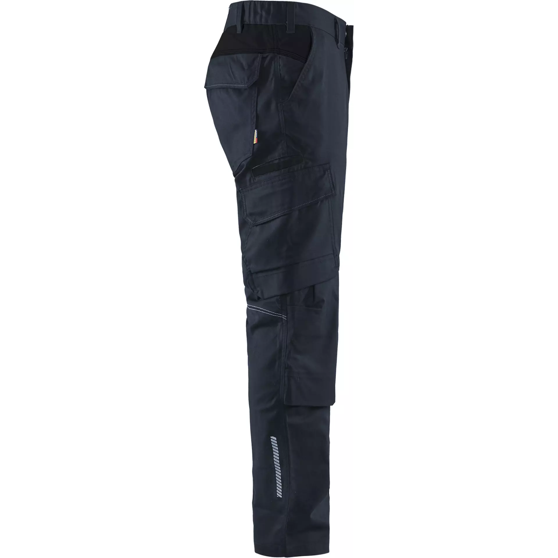 Blaklader 144818328699, Industry Stretch Work Trousers with Knee Pad Pockets, Dark Navy/Black, image 2