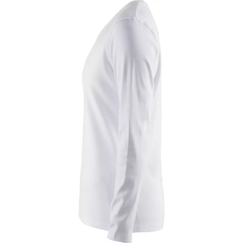 Blaklader 330110321000, Damen Langarm T-Shirt, Weiß, image 3, gallery thumbnail