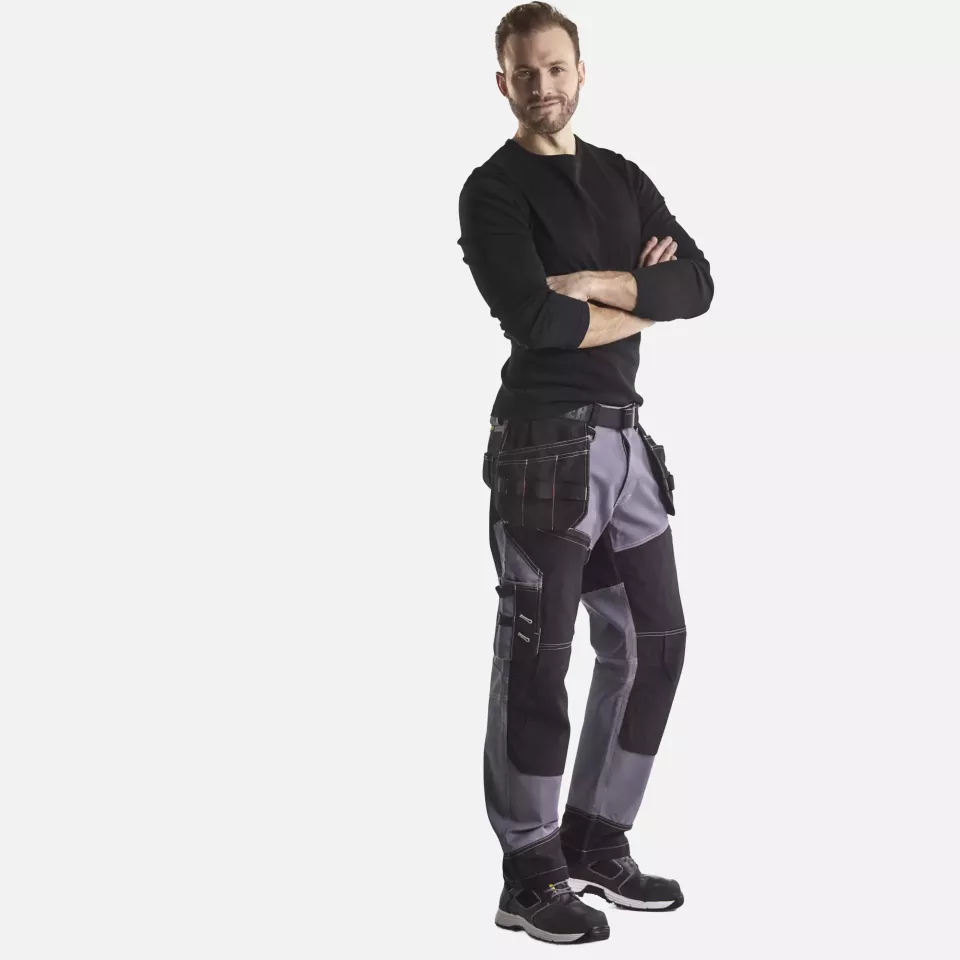 Blaklader 150013709499, Handwerker Arbeitshose, Grau/Schwarz, image 5, gallery thumbnail