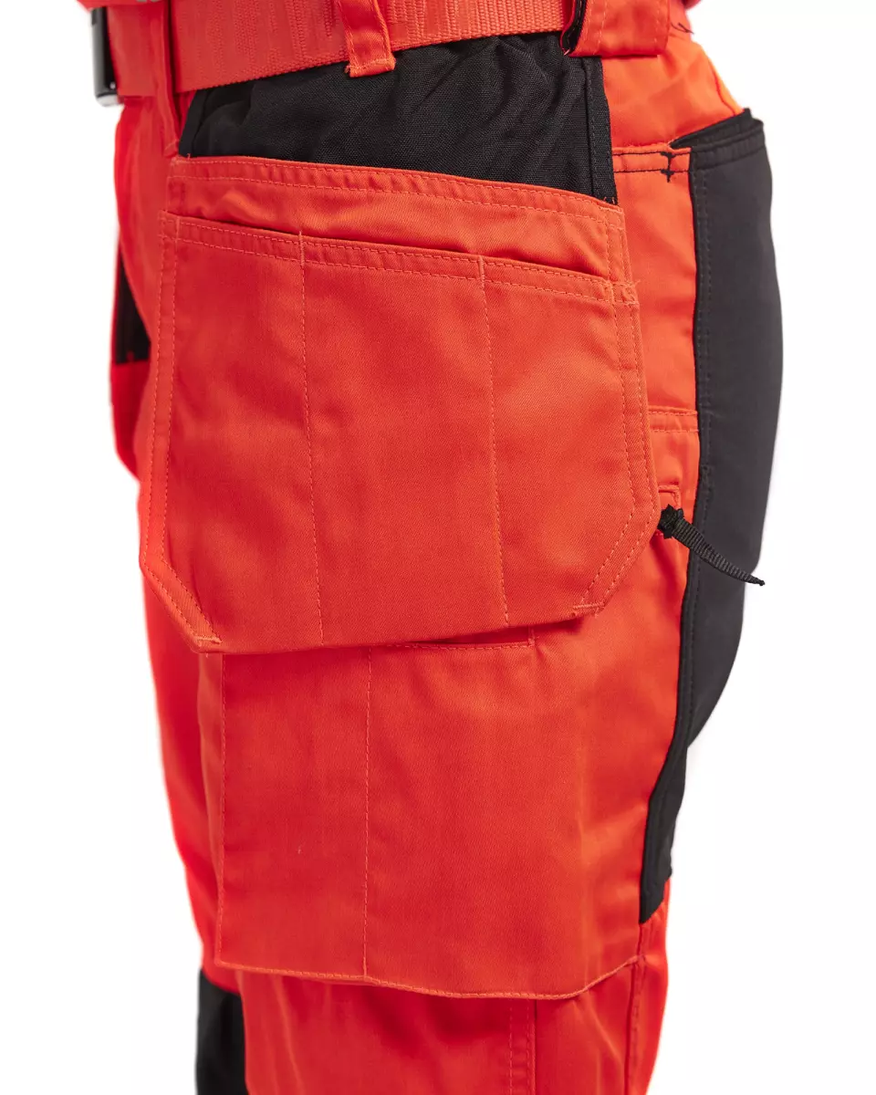 Blaklader 716318115599, High Vis Damen Stretch Arbeitshose, Rot/Schwarz, image 7, gallery thumbnail