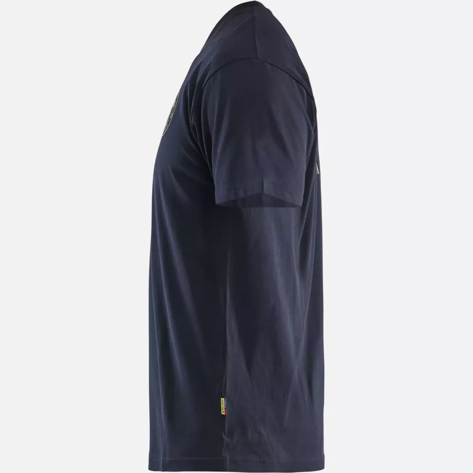 Blaklader 942010428600, Grit Flag T-Shirt, Dark Navy, image 3, gallery thumbnail
