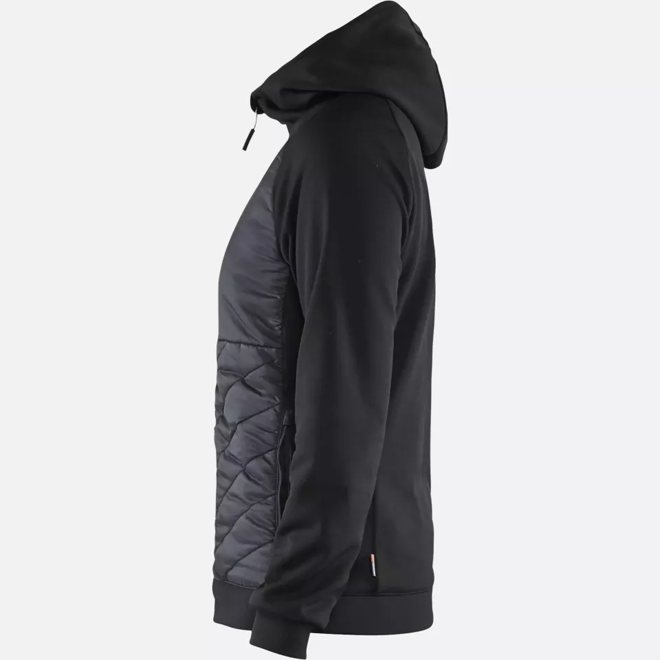 Blaklader 346425269998, Ladies Hybrid Sweatshirt, Black/Dark Grey, image 3, gallery thumbnail