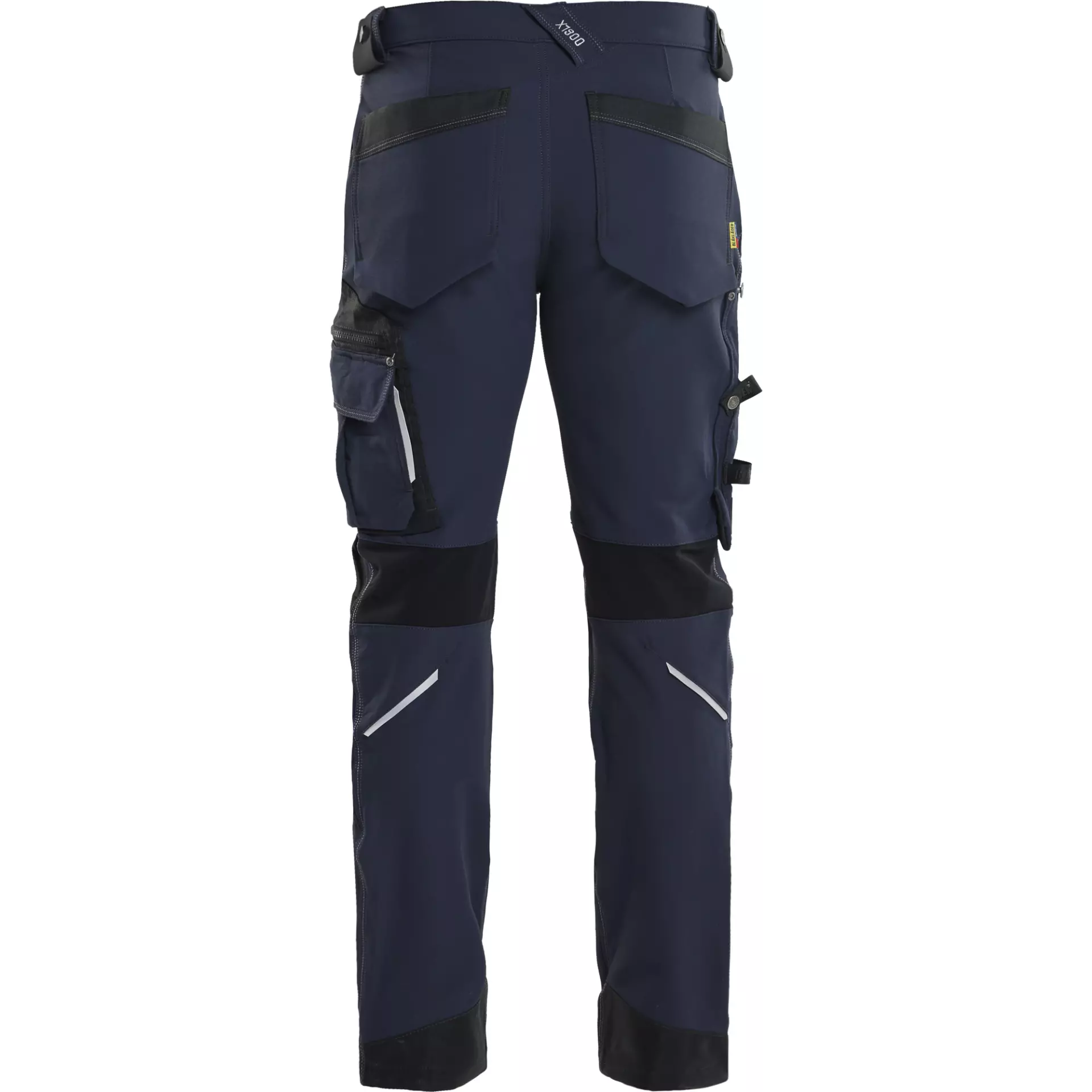 Blåkläder 198916448699, X1900 4-Way Stretch Craftsman Work Trousers, Dark Navy/Black, image 4