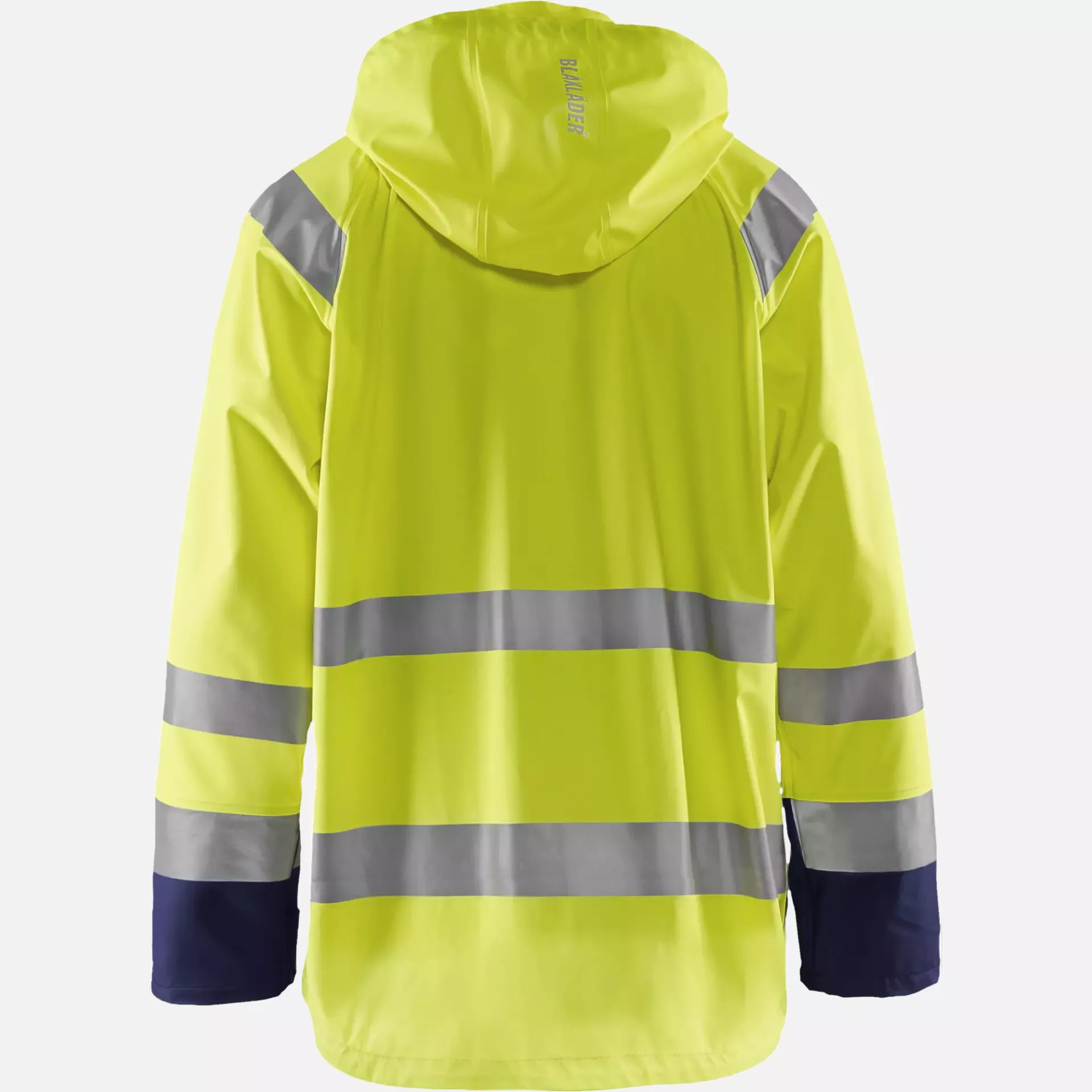 Blaklader 432320003389, High Vis Rain Jacket, Yellow/Navy Blue, image 5