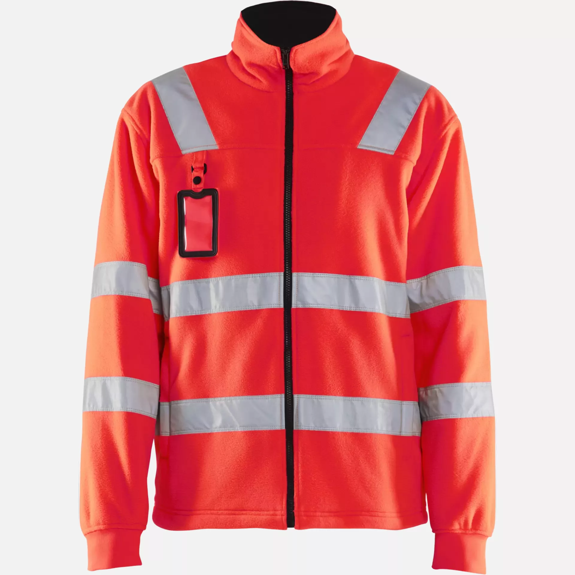 Blaklader 483325605500, High Vis Fleece Jacket, Red, image 1