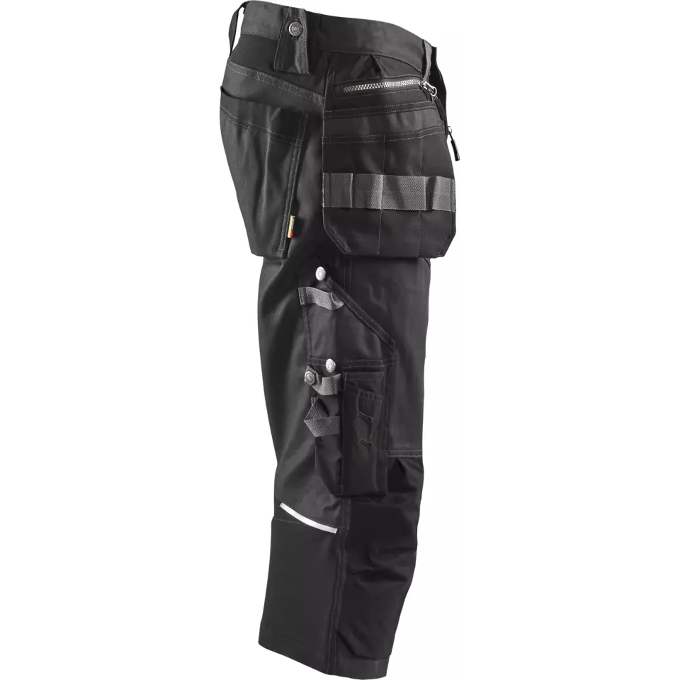 Blaklader 159713439900, Stretch Pirate Pants, Black, image 2, gallery thumbnail