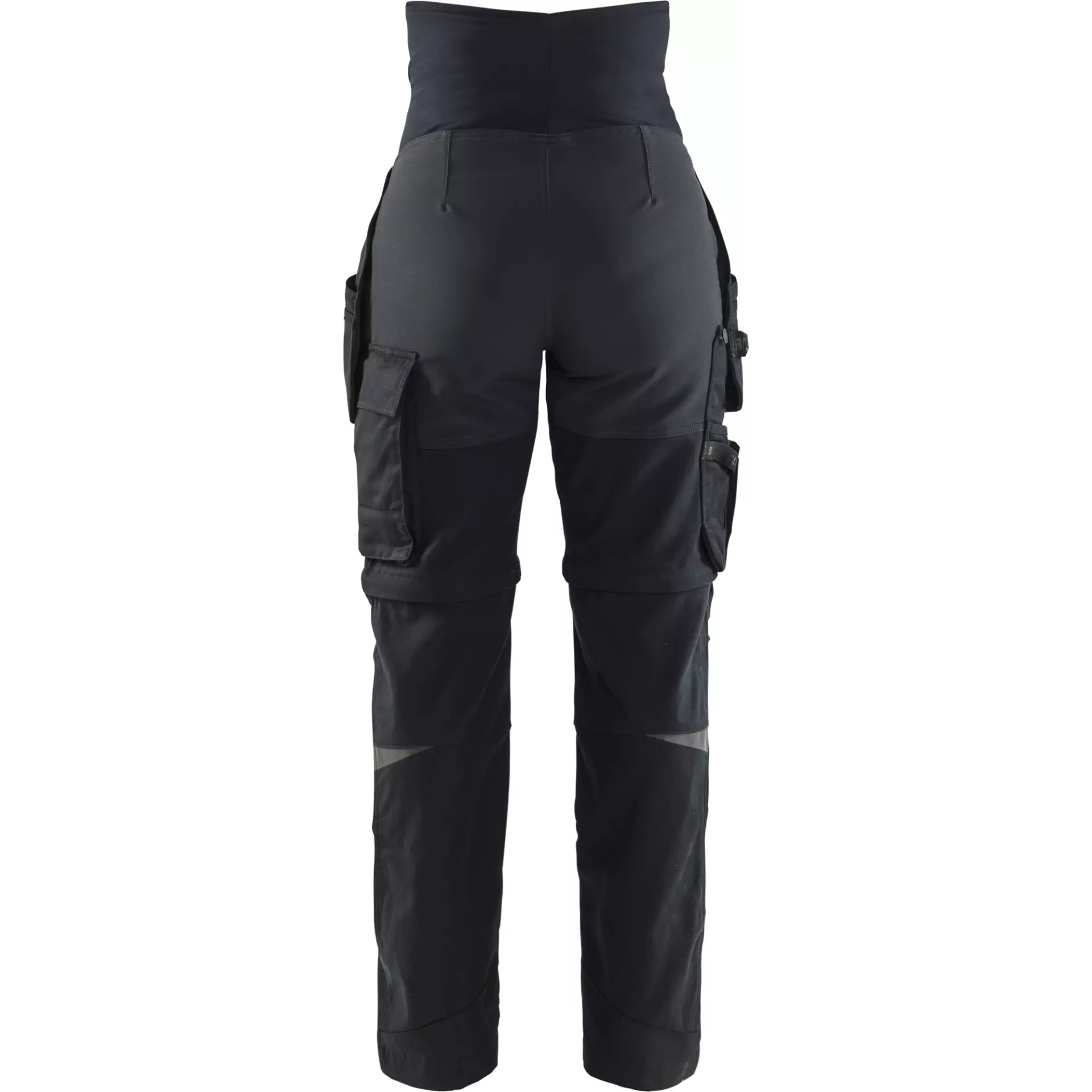 Blåkläder 710313449900, Zip-Off Craftsman Maternity Trousers, Black, image 4
