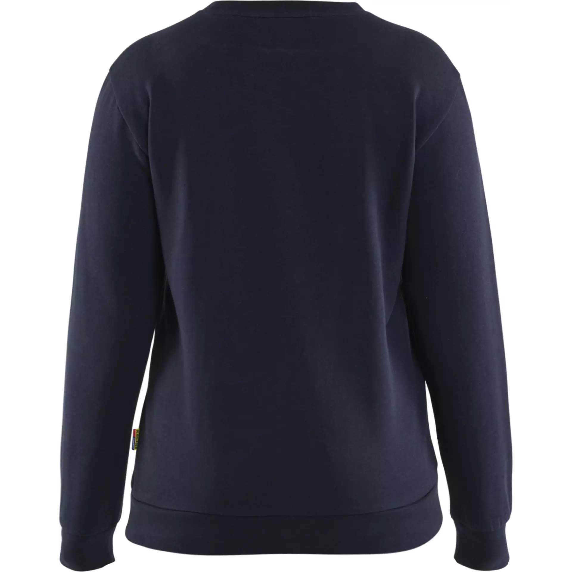 Blåkläder 340811588633, Women's Sweatshirt, Dark Navy/Yellow, image 4