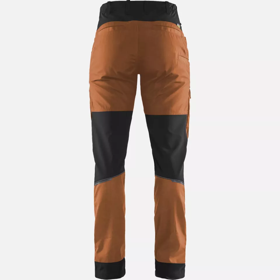 Blaklader 716618454099, Women's Stretch Service Trousers, Rust/Black, image 3, gallery thumbnail